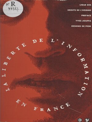 cover image of La liberté de l'information en France